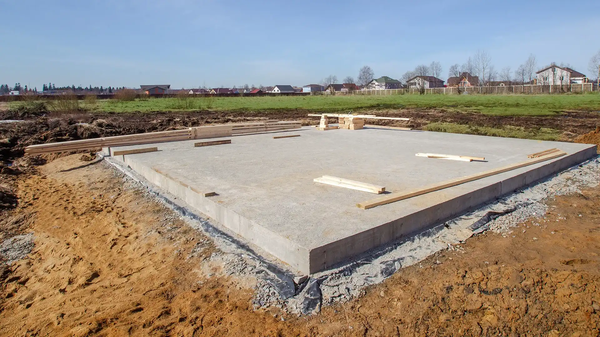 Concrete Base Created By B&H plant groundworks division